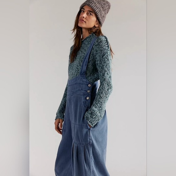 Free People Felix Tapered Overalls - Picture 2 of 7